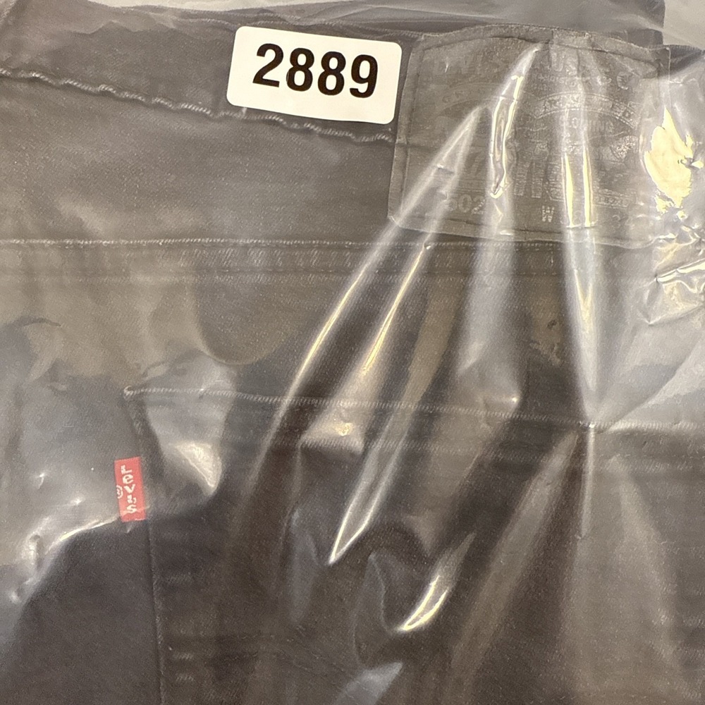 JEANS STRAIGHT Levi's 505 MENS 38X34 Regular Black Wash STRETCH - Picture 8 of 8